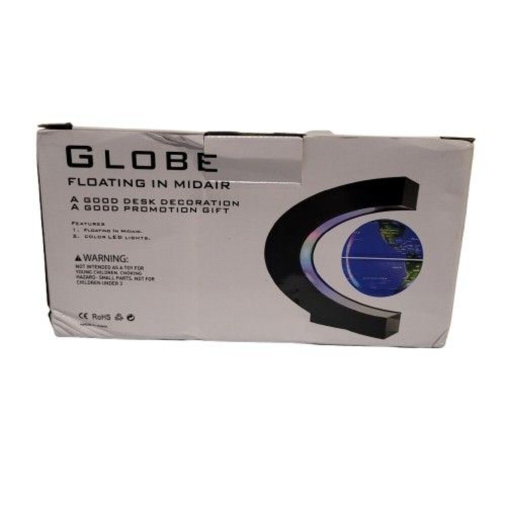 Magnetic Floating Globe LED Light | Anti‑Gravity Levitating Desk Decor | New